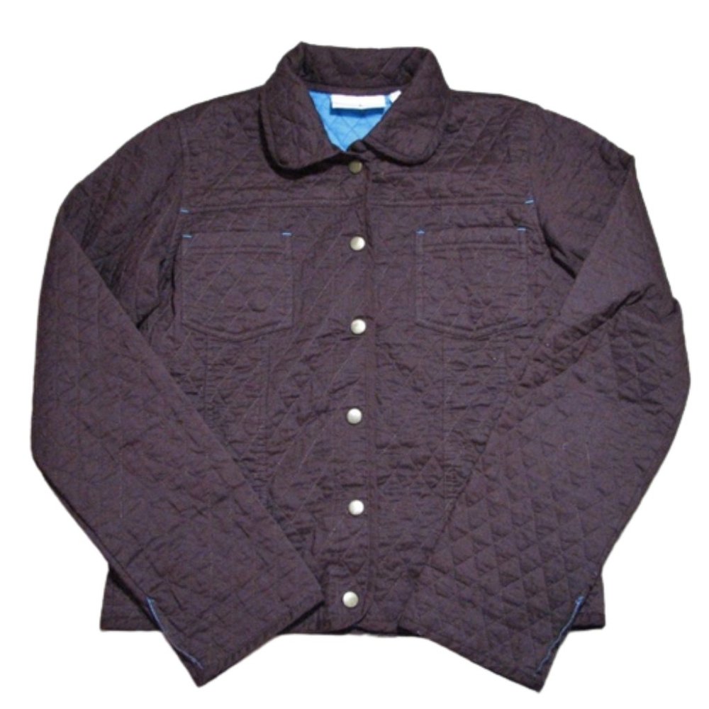 Quilted Brown Jacket Natalie & Me Women's Size Small